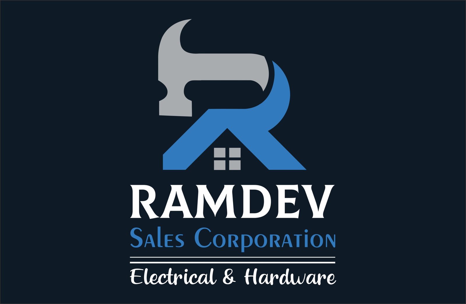 Ramdev Logo Ramdev Sales Corporation Logo – Electrical & Hardware Brand Identity ...